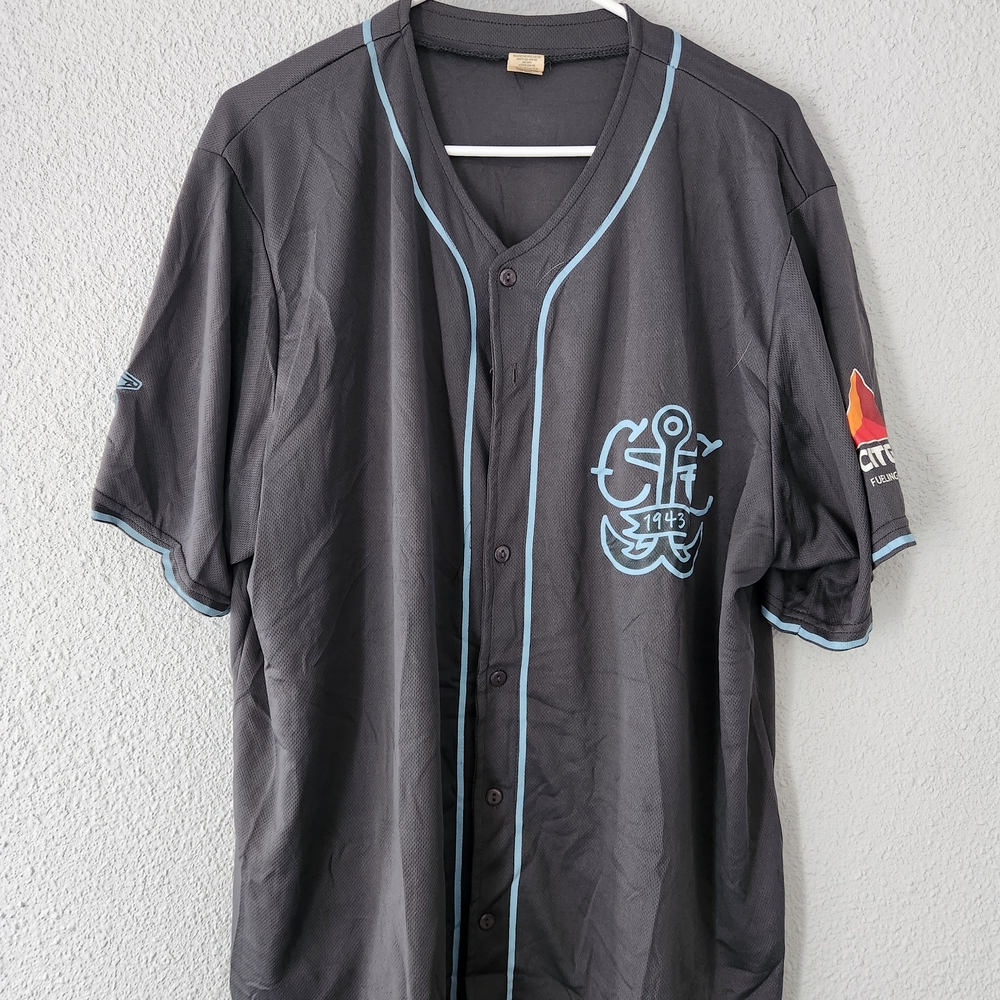 Nautical Themed Black and Gray Men's Jersey